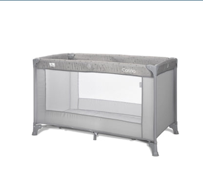 Lorelli Carina 1 Layer Baby Cot - Grey Stars